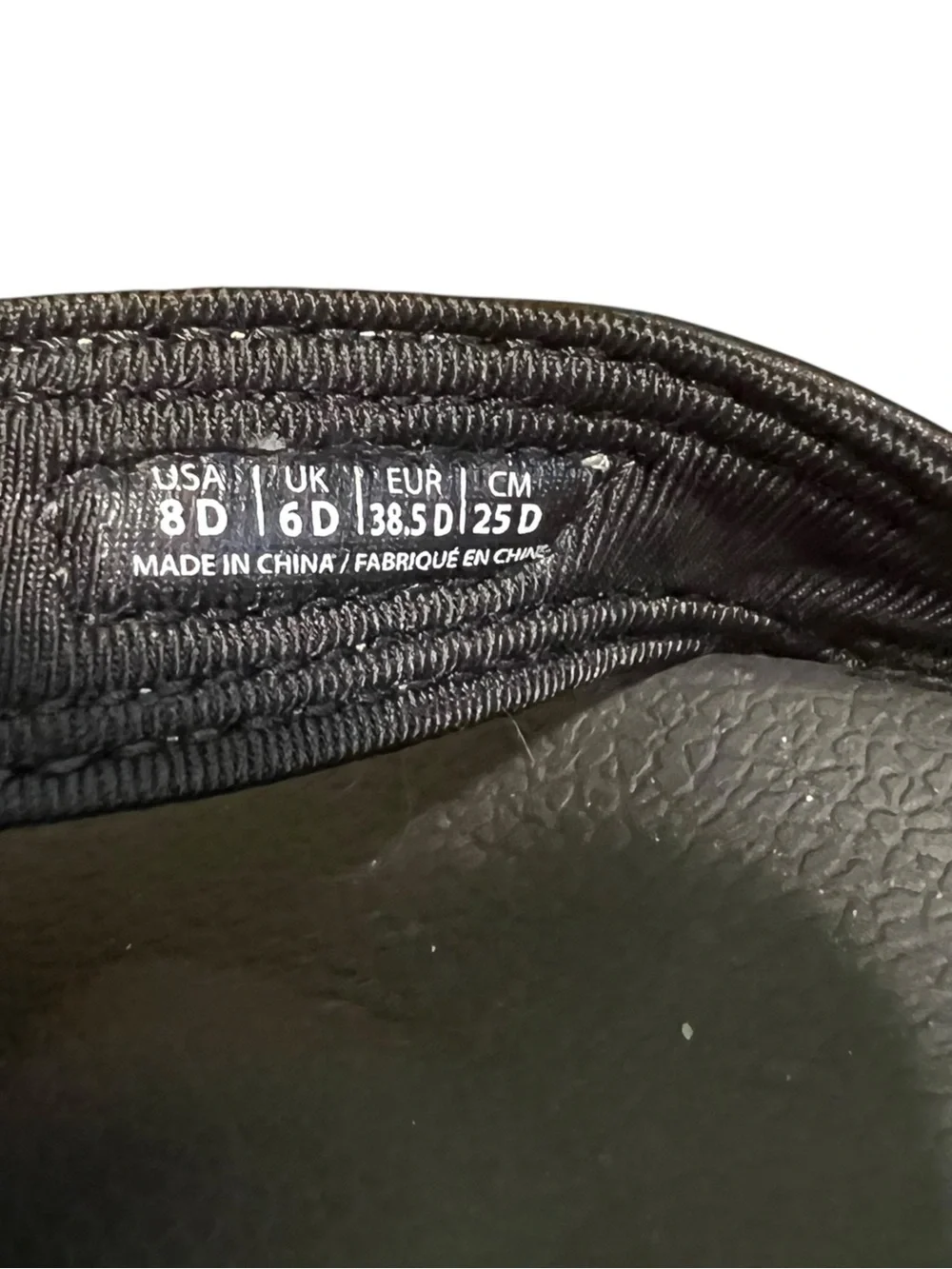 Spenco Women’s Size 8D Ava Orthotic Sandals Black Adjustable Leather Thong